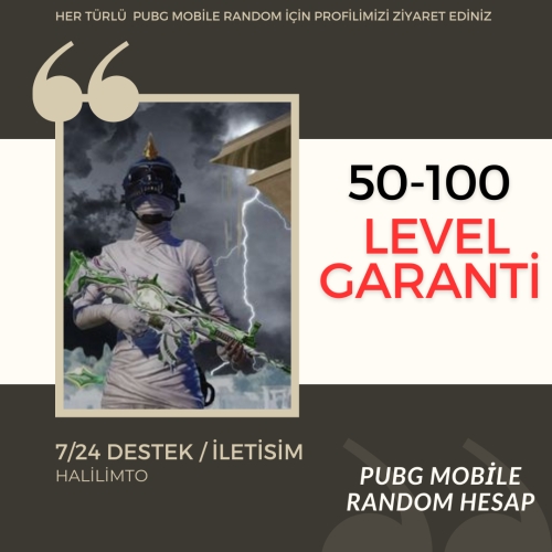  50-100 LEVEL GARANTİLİ